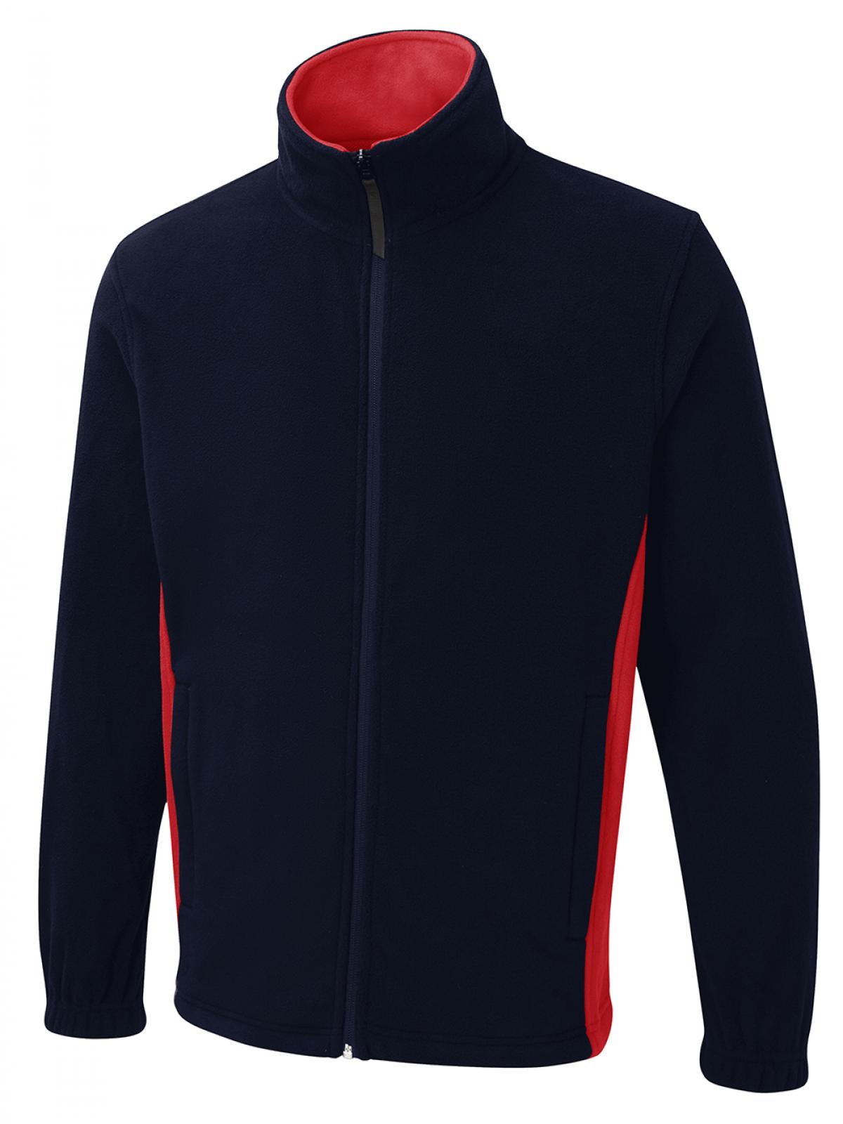 Uneek UC617 — 280GSM Two Tone Full Zip Fleece Jacket