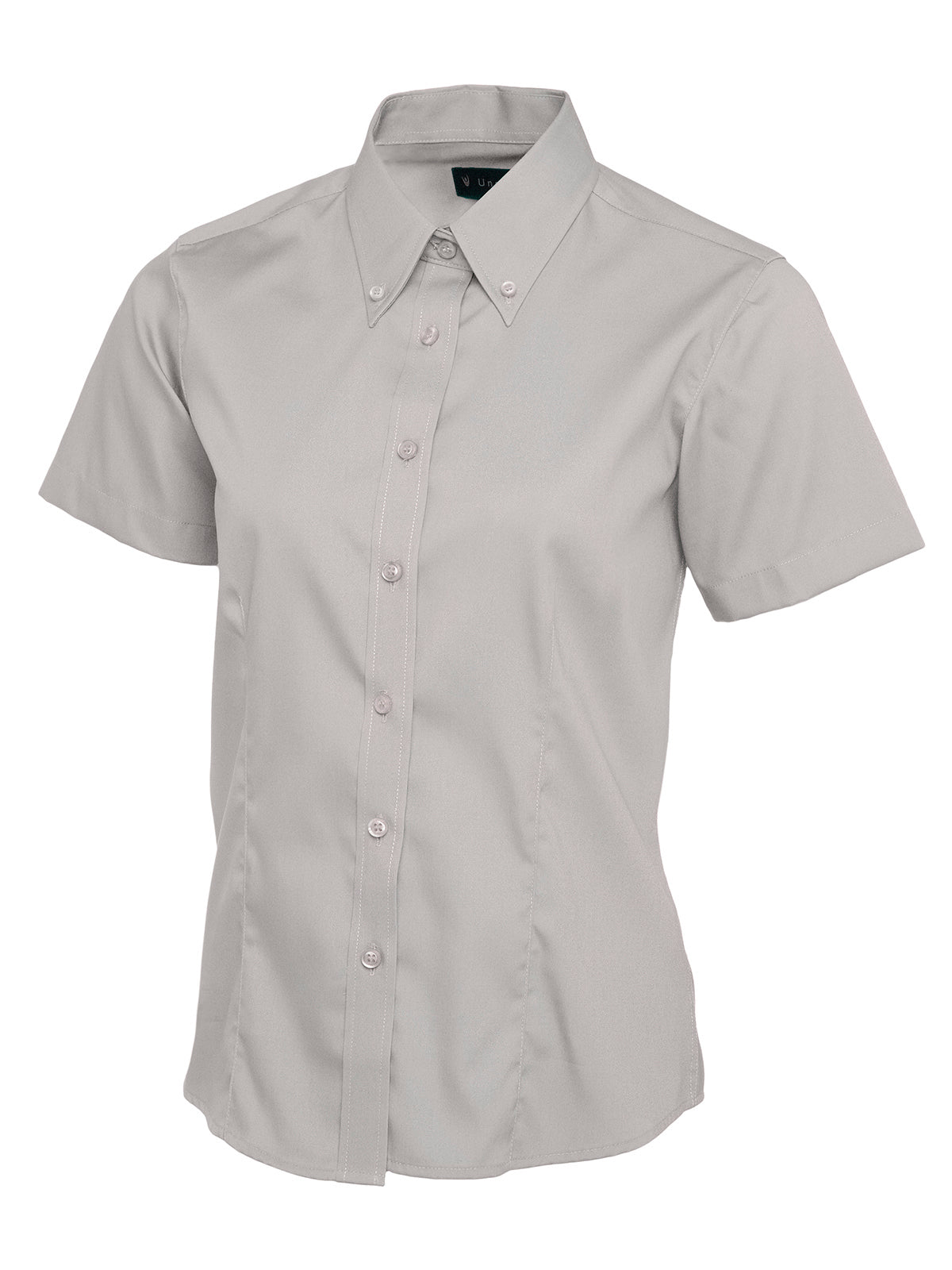 Uneek UC704 — Ladies Pinpoint Oxford HalfSleeve Shirt
