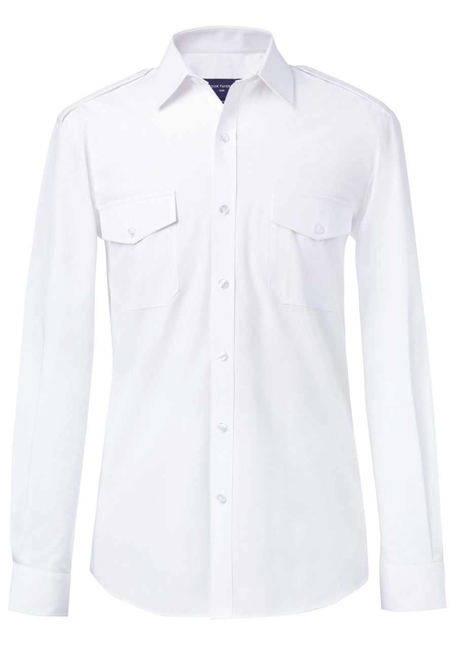 Ares Pilot Shirt — White (7756A)