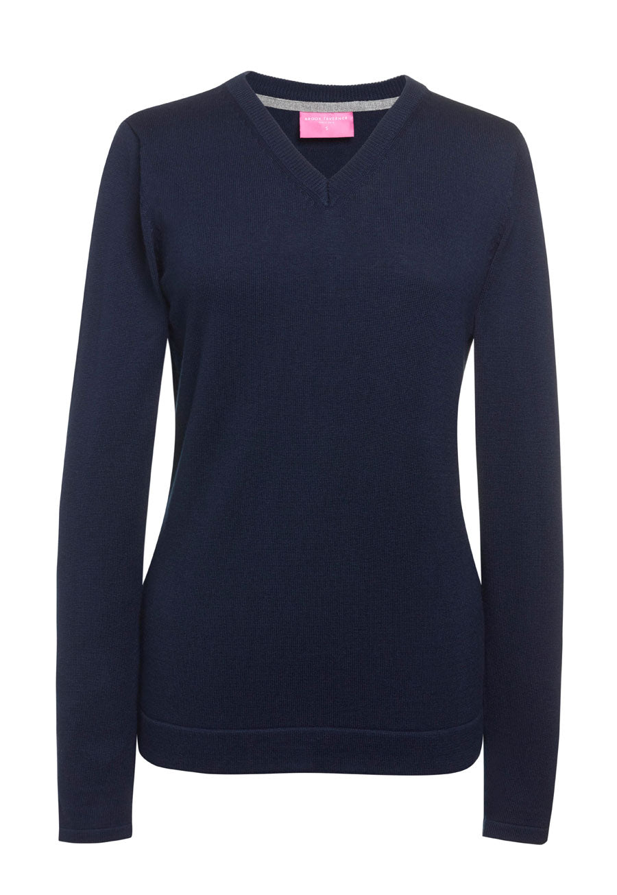 Brook Taverner 2307G — Atlanta V-neck Jumper
