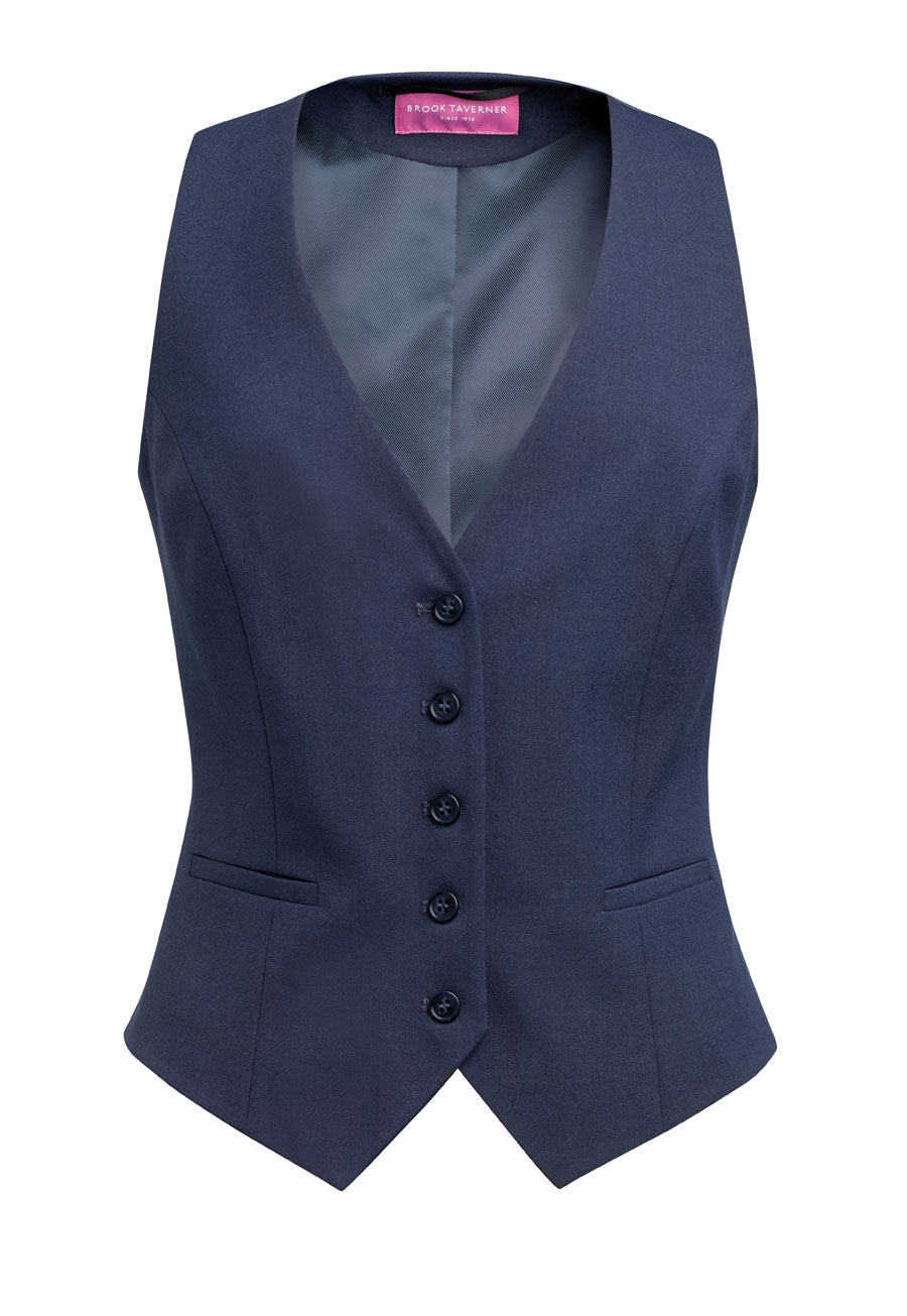 Beatrice Waistcoat — Denim (2391A)