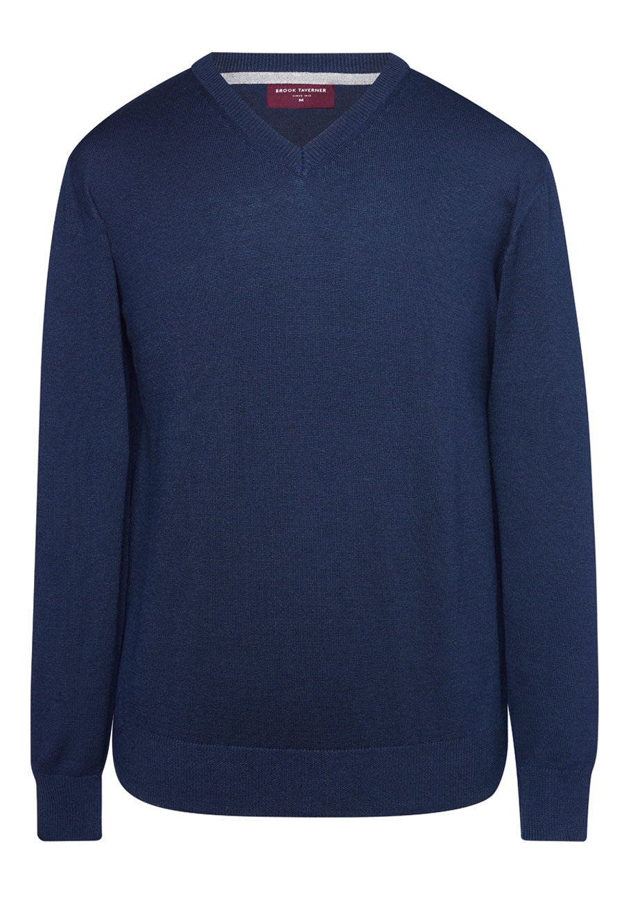 Brook Taverner 7818G — Boston V-neck Jumper