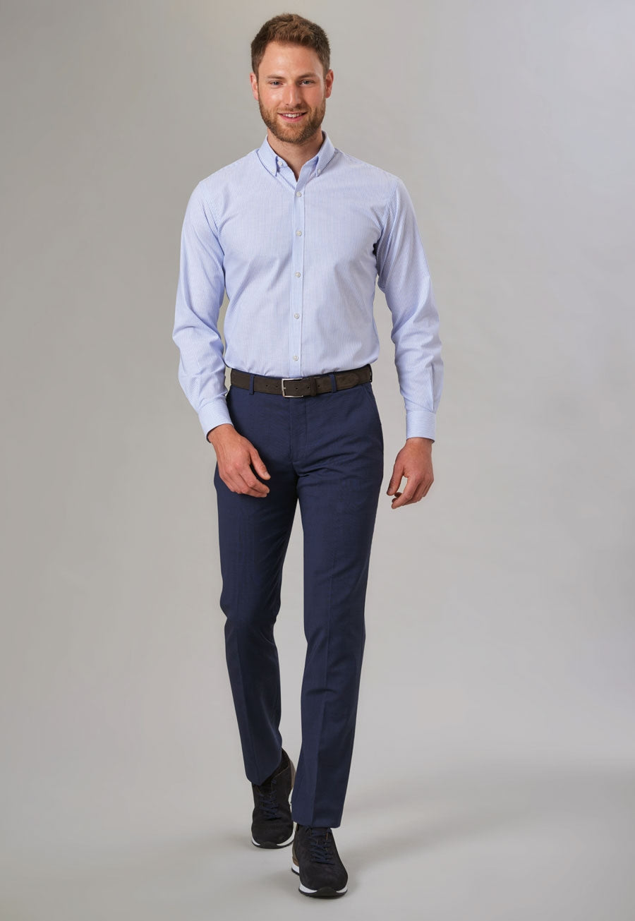 Cassino Trouser — Navy Check (8846A)