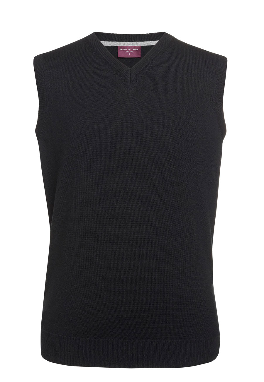 Detroit V-neck Slipover — Black (7819D)