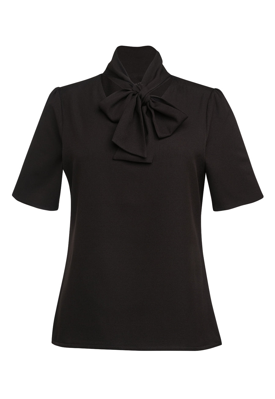 Flavia Blouse — Black (2369D)