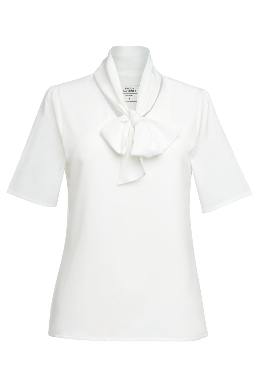 Flavia Blouse — White (2369A)