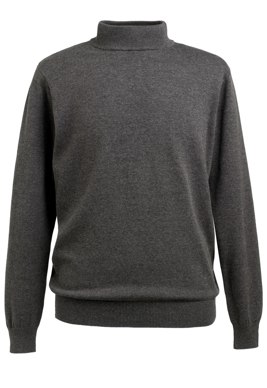 Franklin Turtleneck Jumper — Charcoal (4561C)