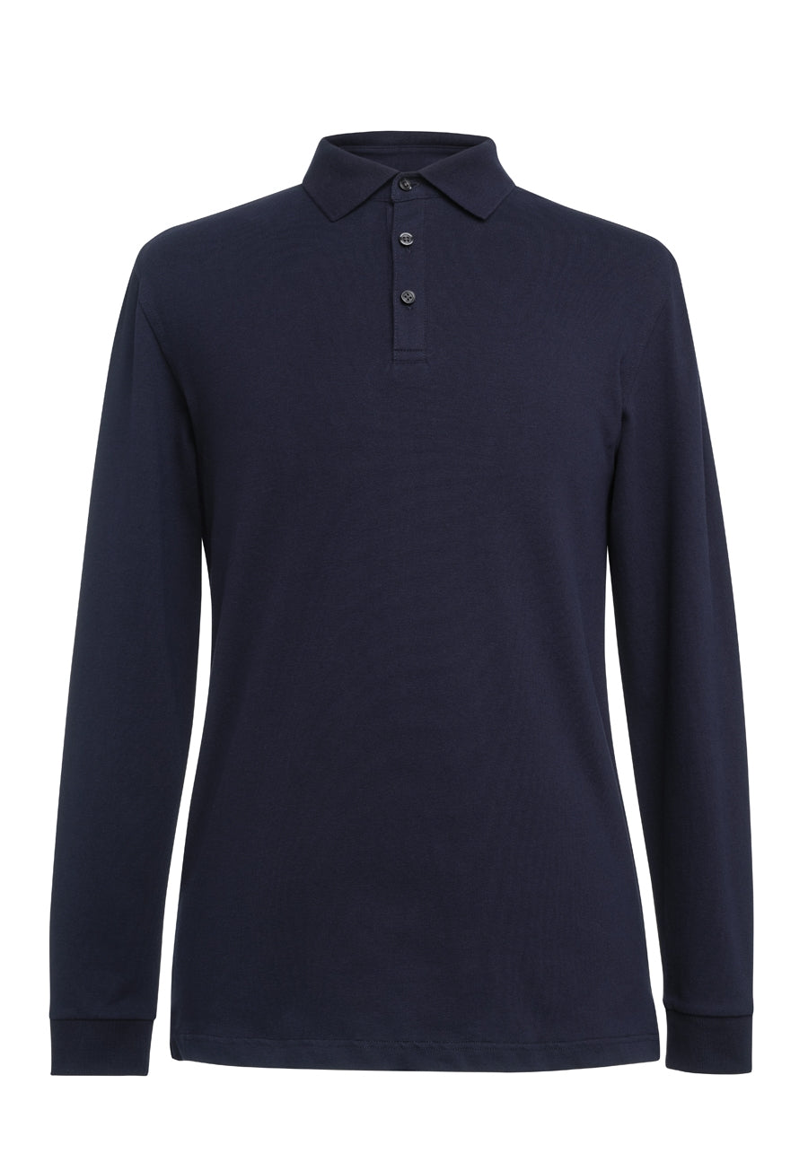 Frederick Premium Cotton Polo — Navy (4222B)