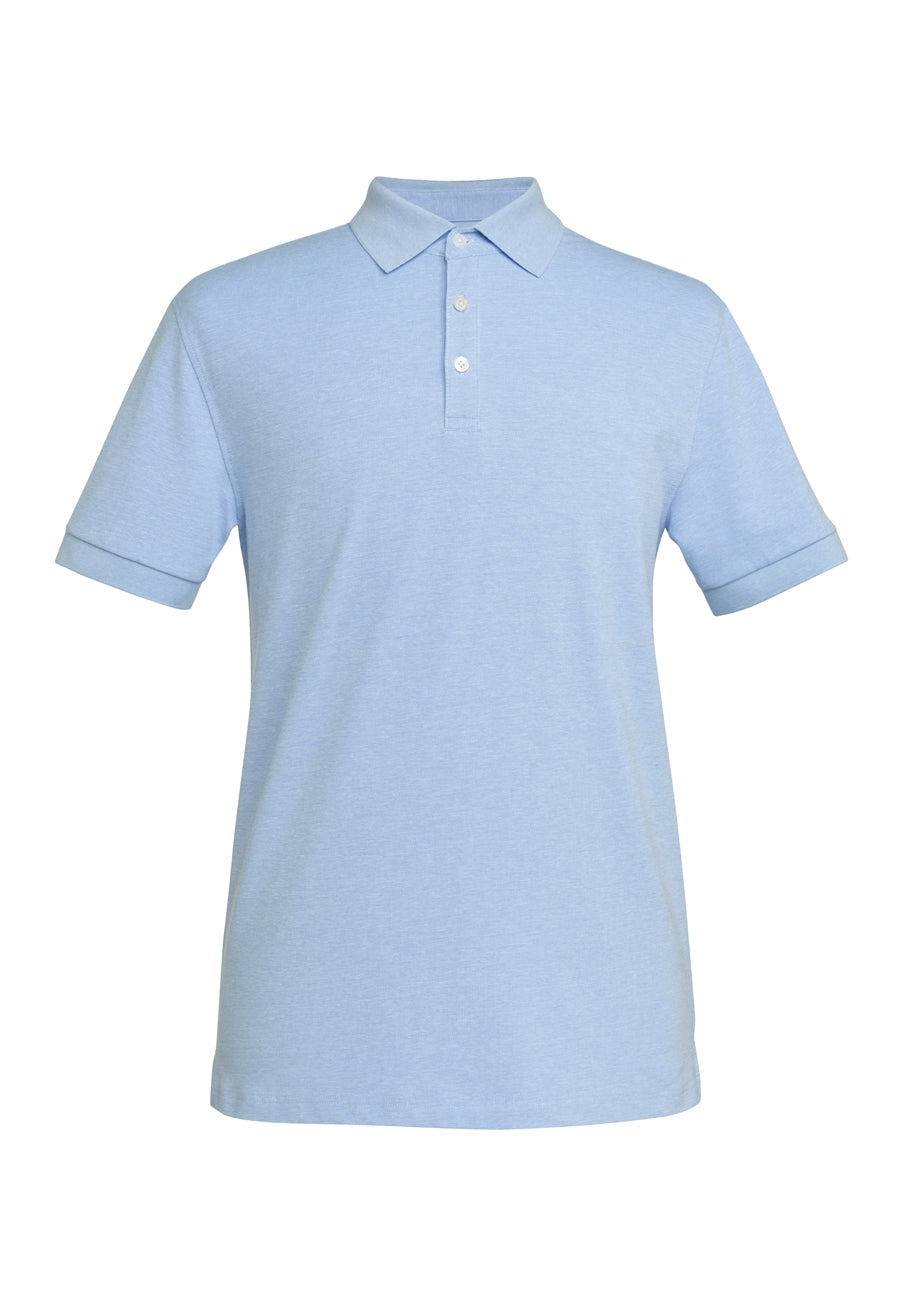 Hampton Premium Cotton Polo — Sky Marl (4223E)