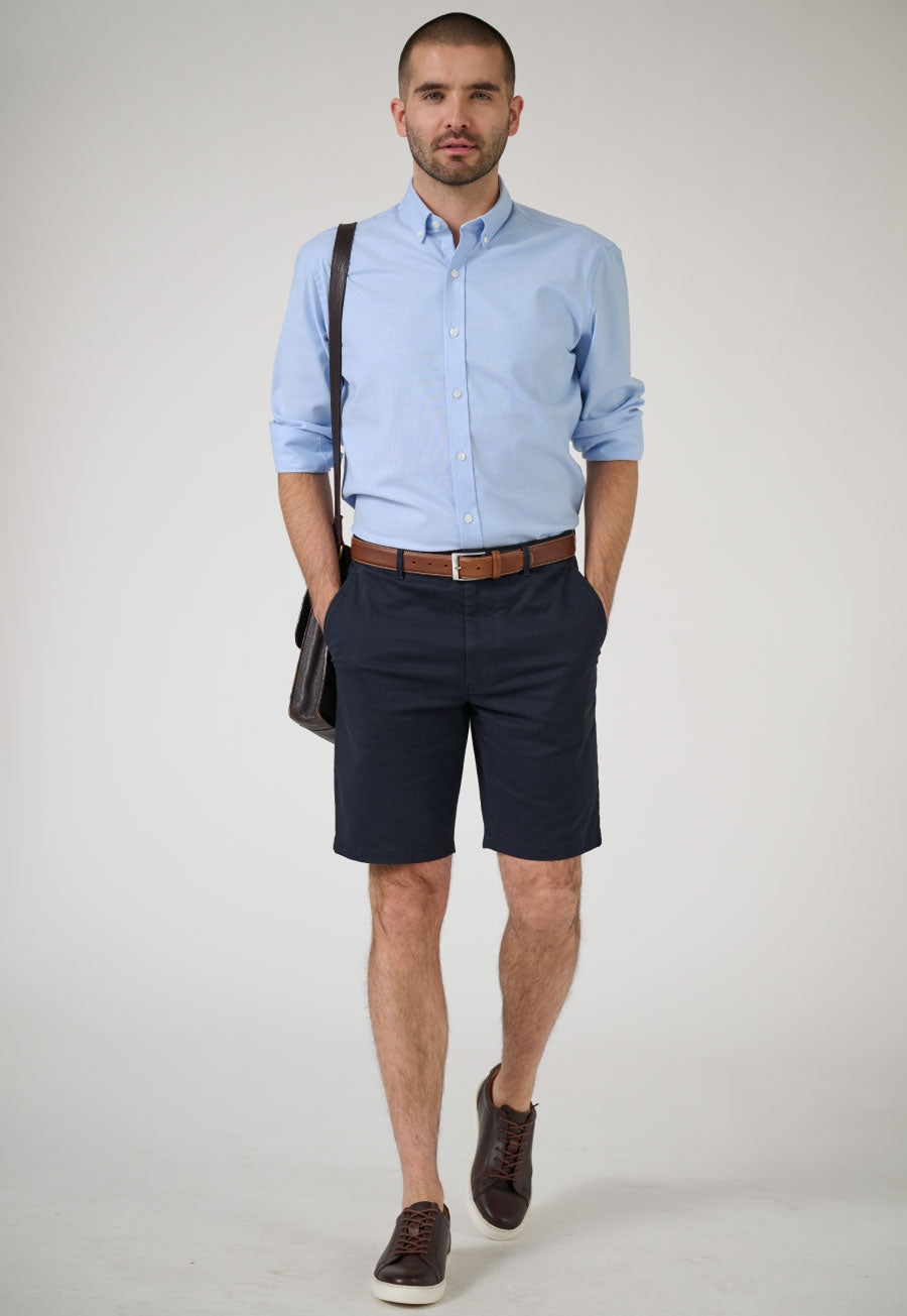 Leo Chino Short — Midnight (8036G)