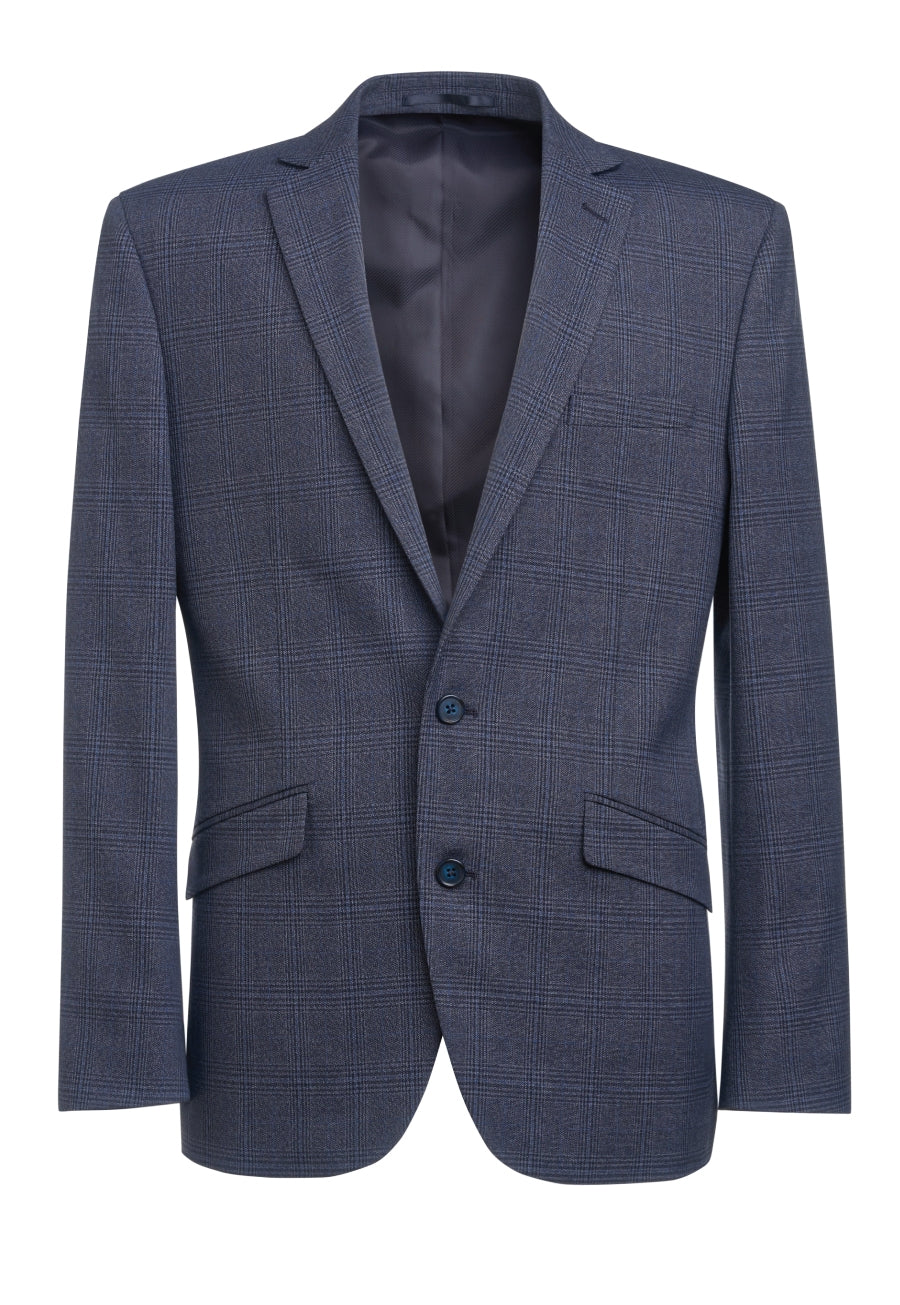 Lucio Jacket — Navy Check (4373A)