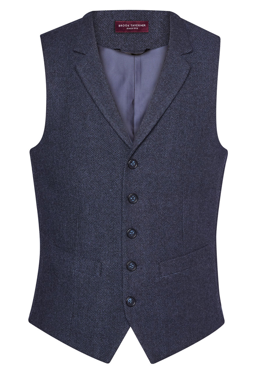 Brook Taverner 1463B — Memphis Tweed Waistcoat