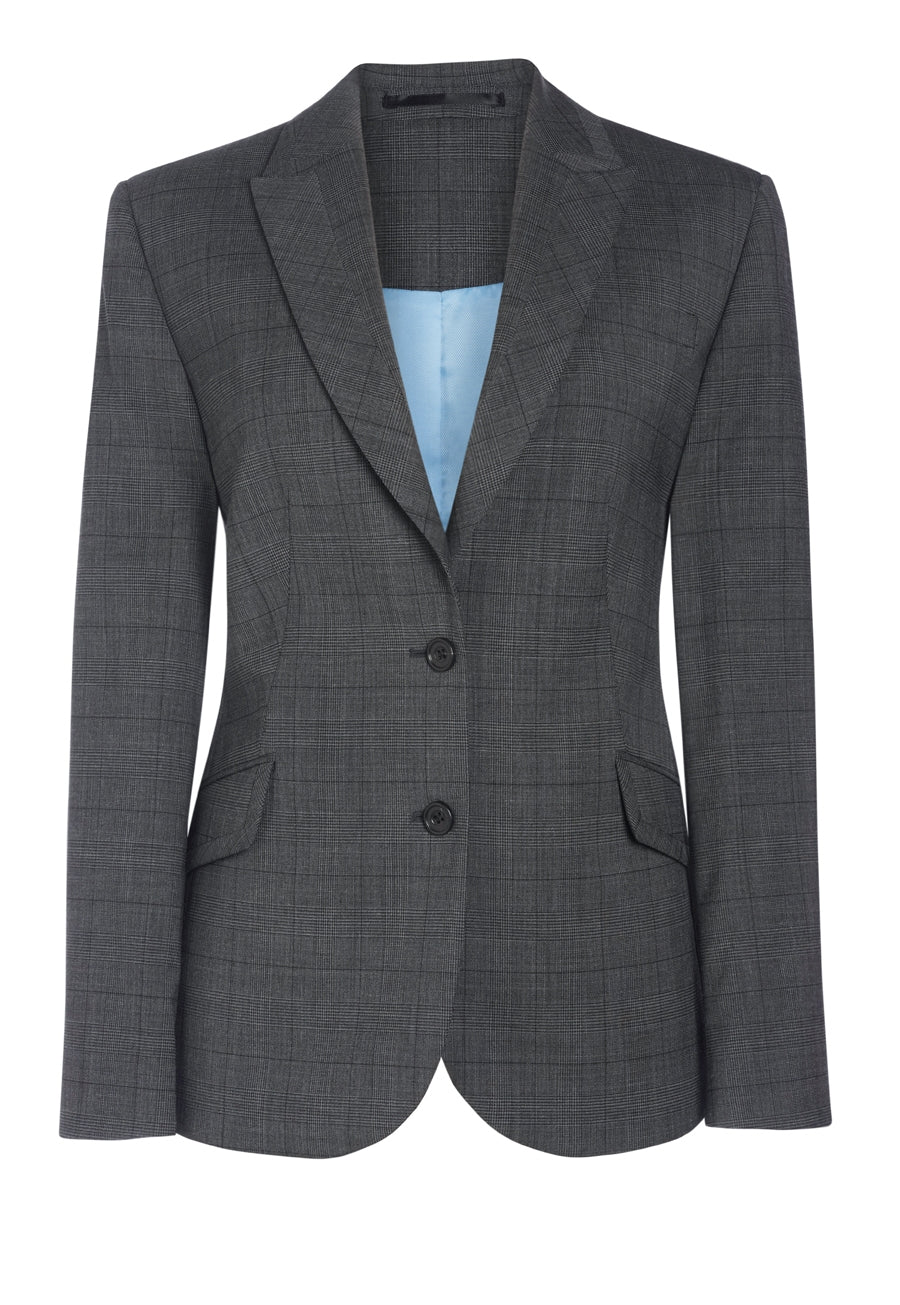 Novara Jacket — Grey Check (2330C)