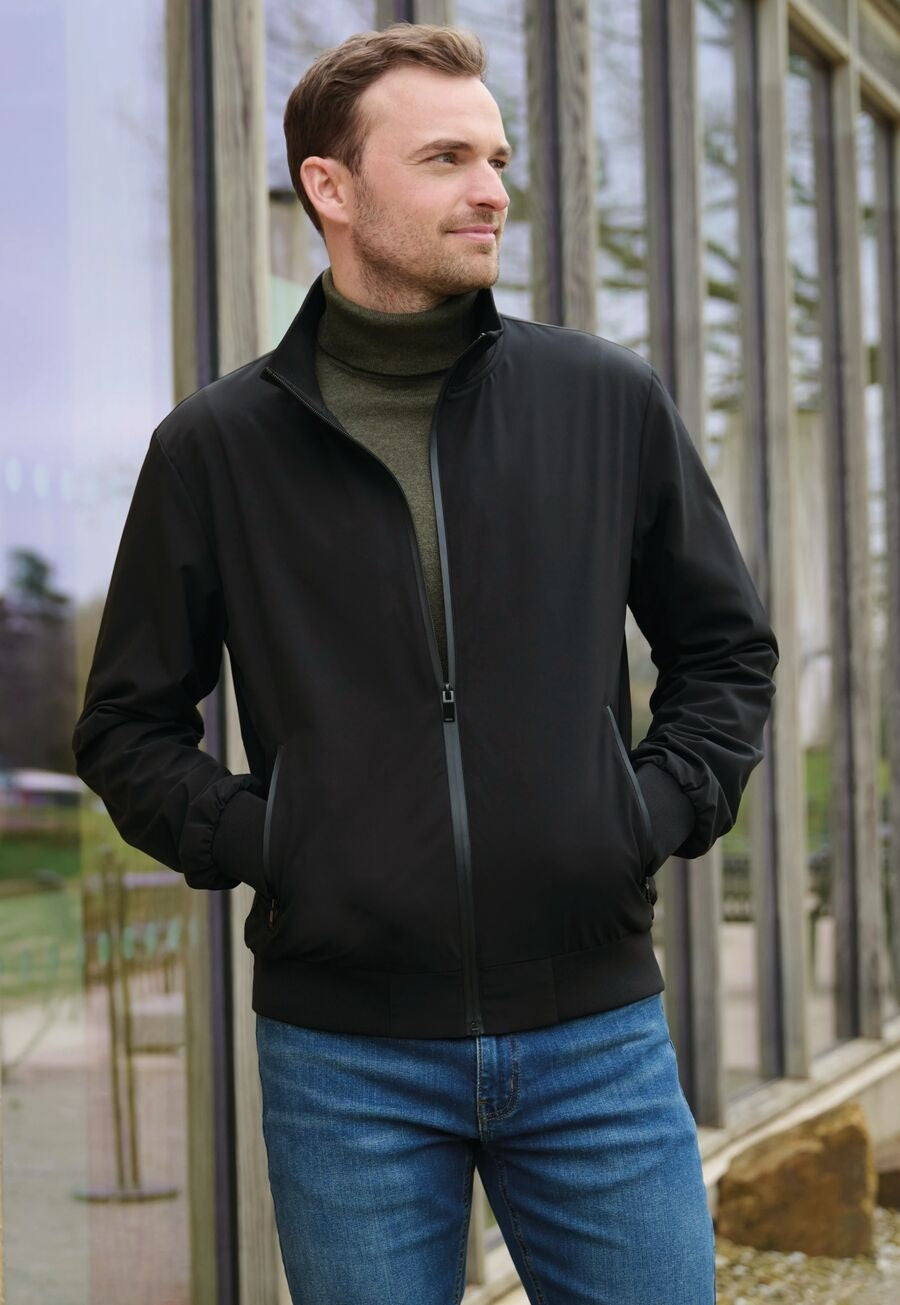 Perry Bomber Jacket — Black (4788D)