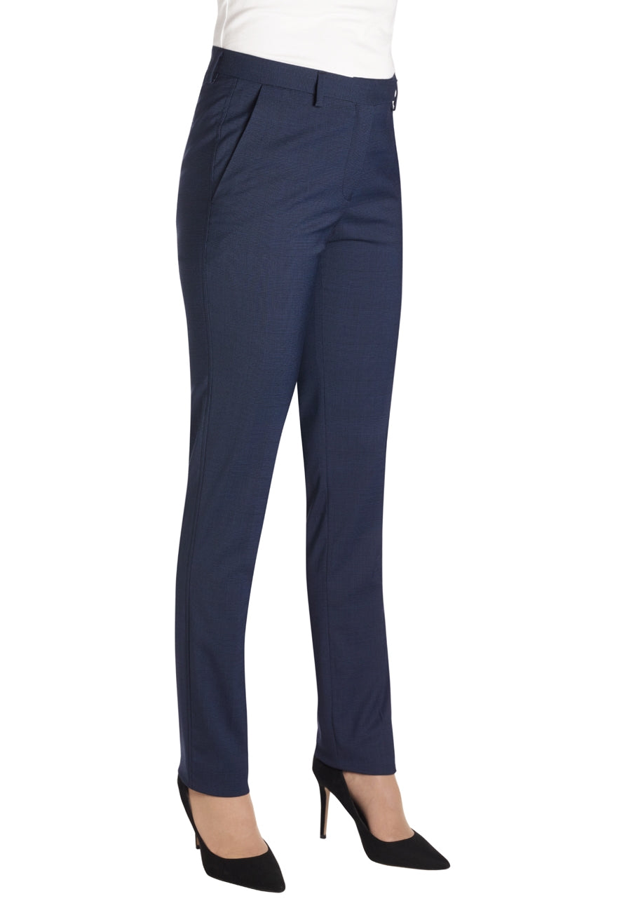 Torino Trouser — Navy Check (2345A)