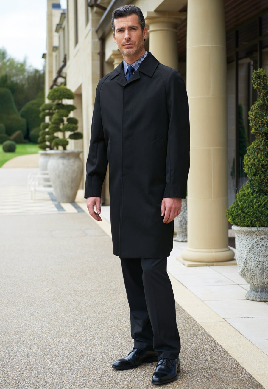 Whipcord Coat — Black (4003D)